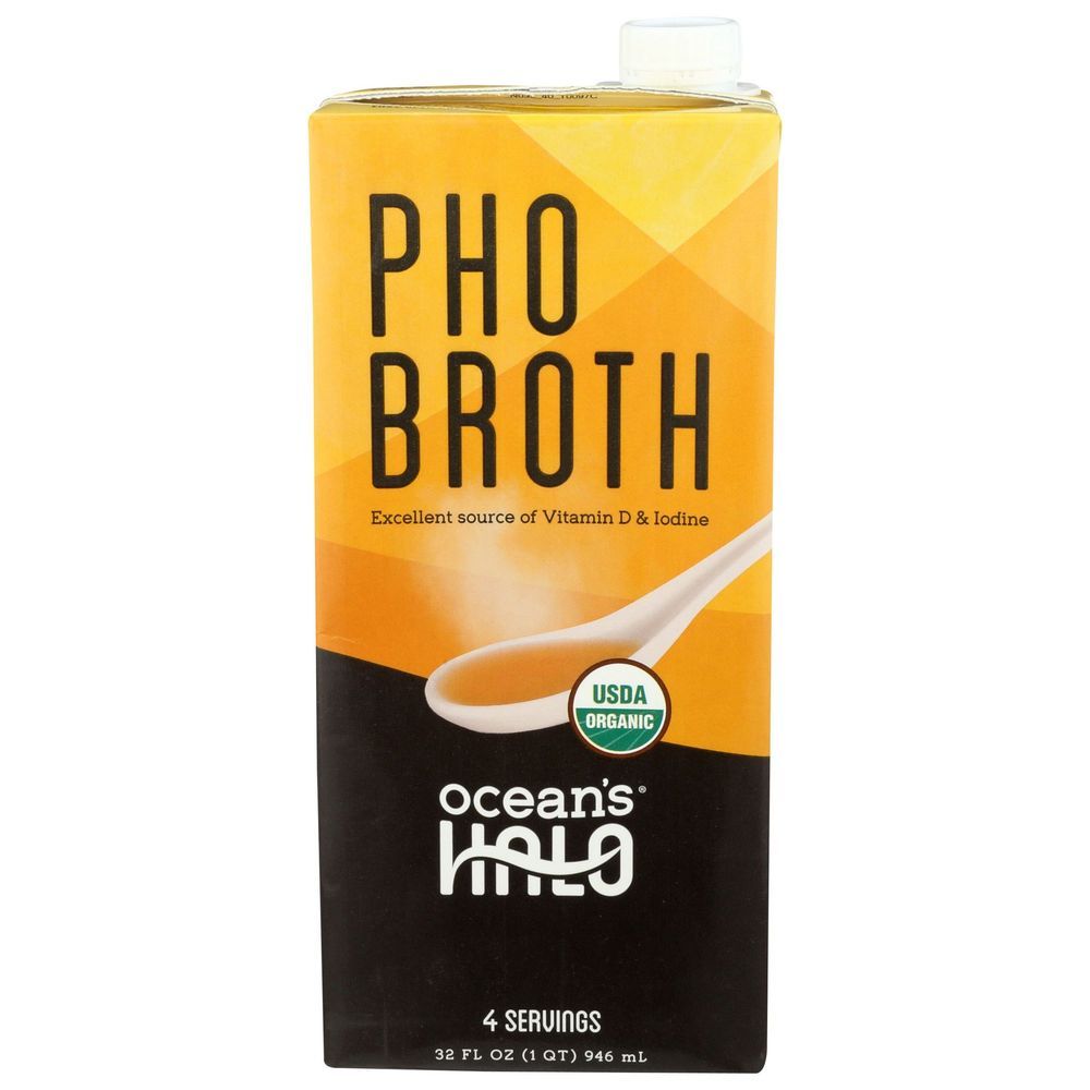 Oceans Halo Organic Pho Broth, 32 Fluid Ounce -- 6 Per Case