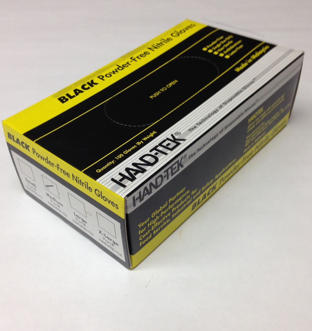 Hand-tek Disposable Powder Free Small Nitrile Gloves -- 1000 Per Case