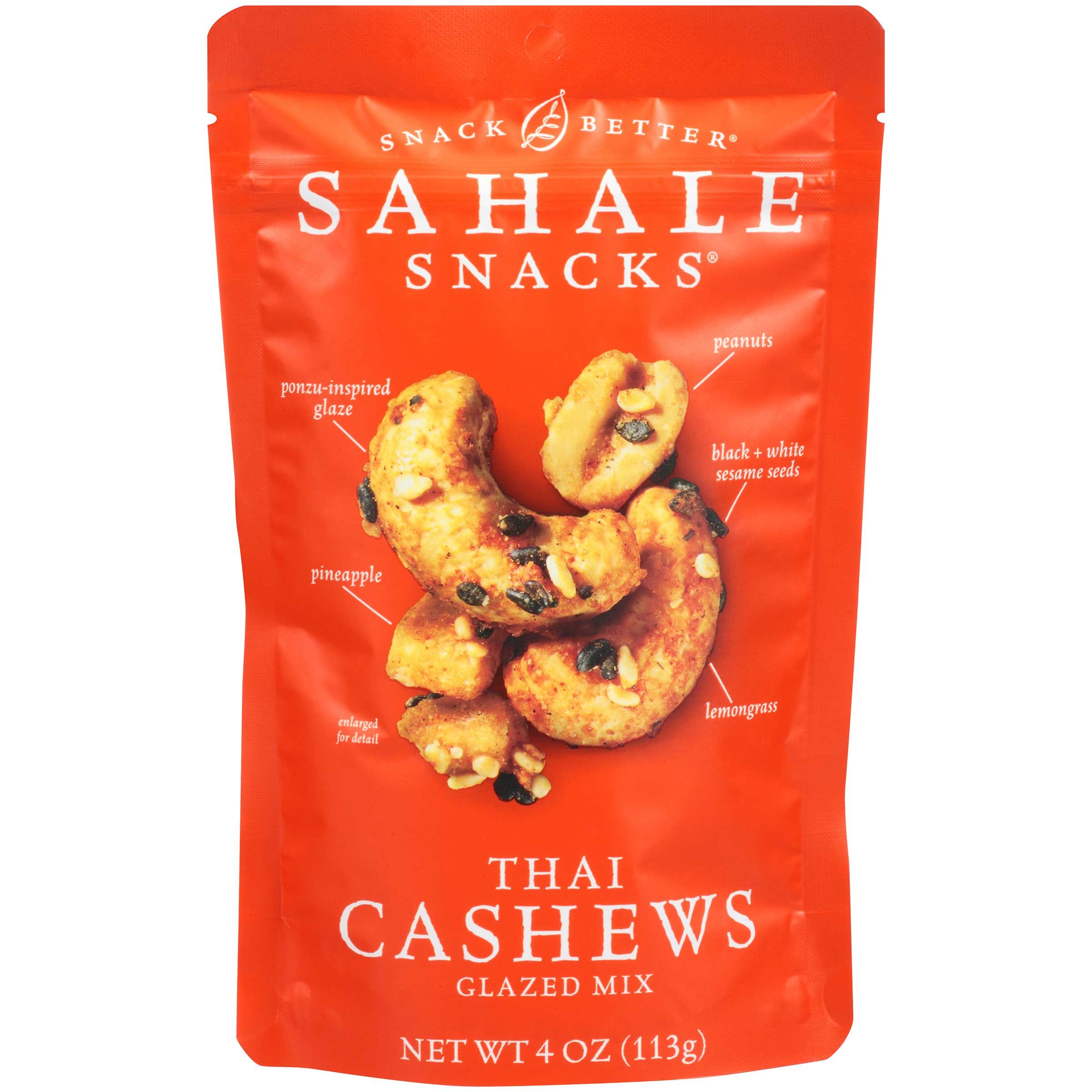 Sahale Snacks Thai Cashews Glazed Mix, 4 Ounce -- 6 Per Case