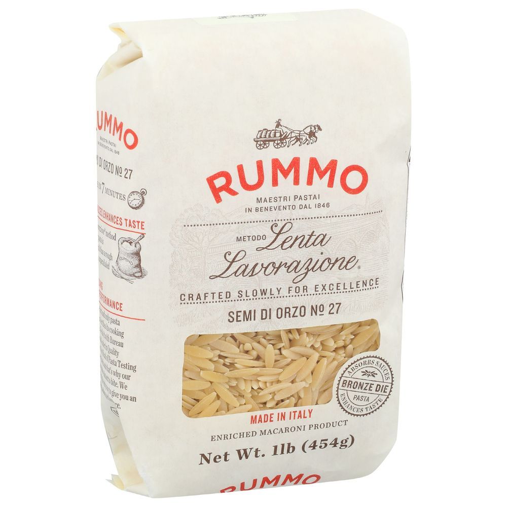 Rummo No. 27 Semi Di Orzo Pasta, 1 Pound -- 12 Per Case
