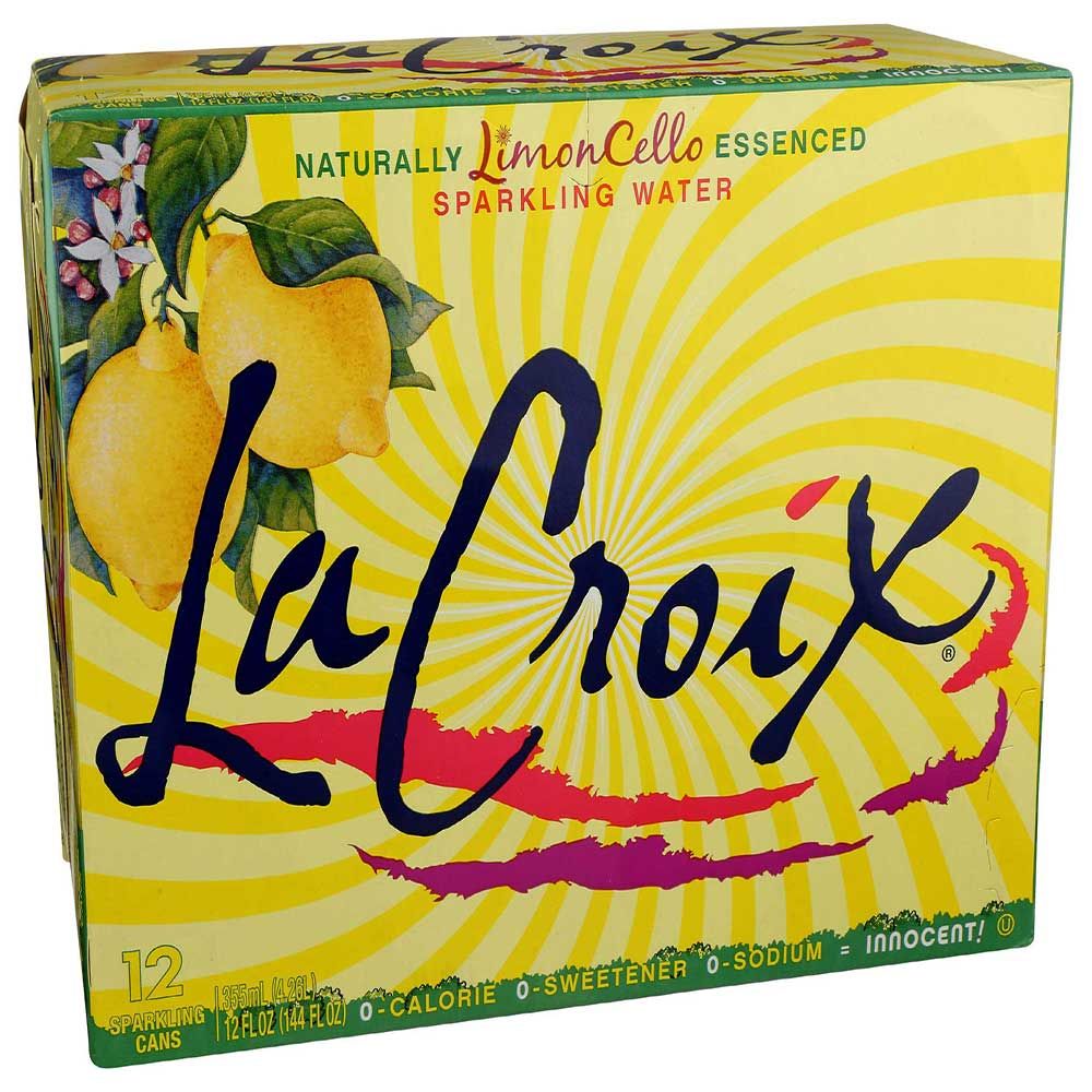 La Croix Limoncello Sparkling Water, 144 Fluid Ounce -- 2 Per Case