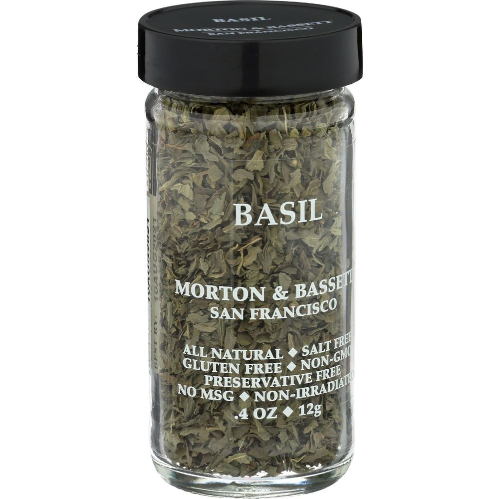 Morton & Bassett Basil, 0.4 Ounce -- 3 Per Case