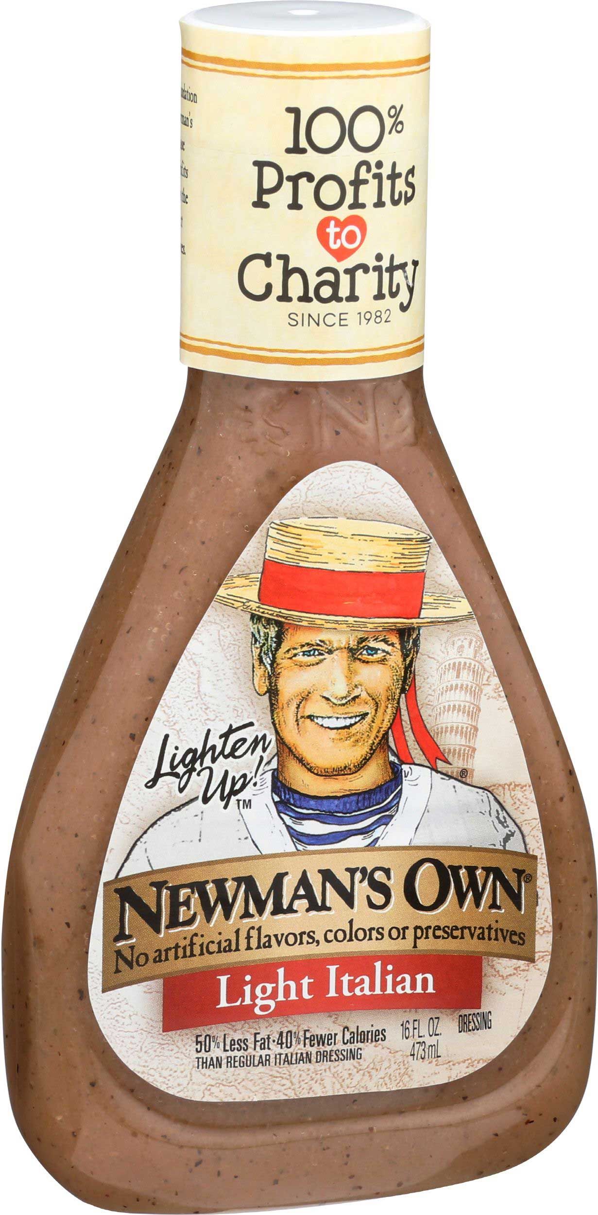 Newman's Own Light Italian Dressing, 16 Ounce -- 6 Per Case