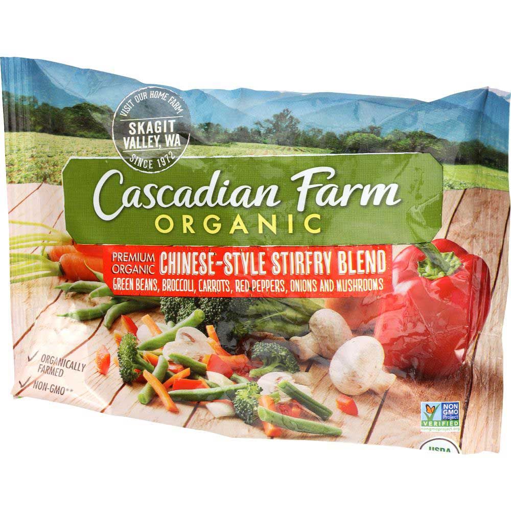 Cascadian Farm Organic Premium Chinese-style Stir Fry Blend Vegetable, 10 Ounce -- 12 Per Case
