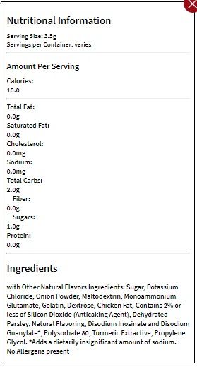 Herb-ox Instant Granulated Chicken Bouillon Packet, 1.2 Ounce -- 12 Per Case