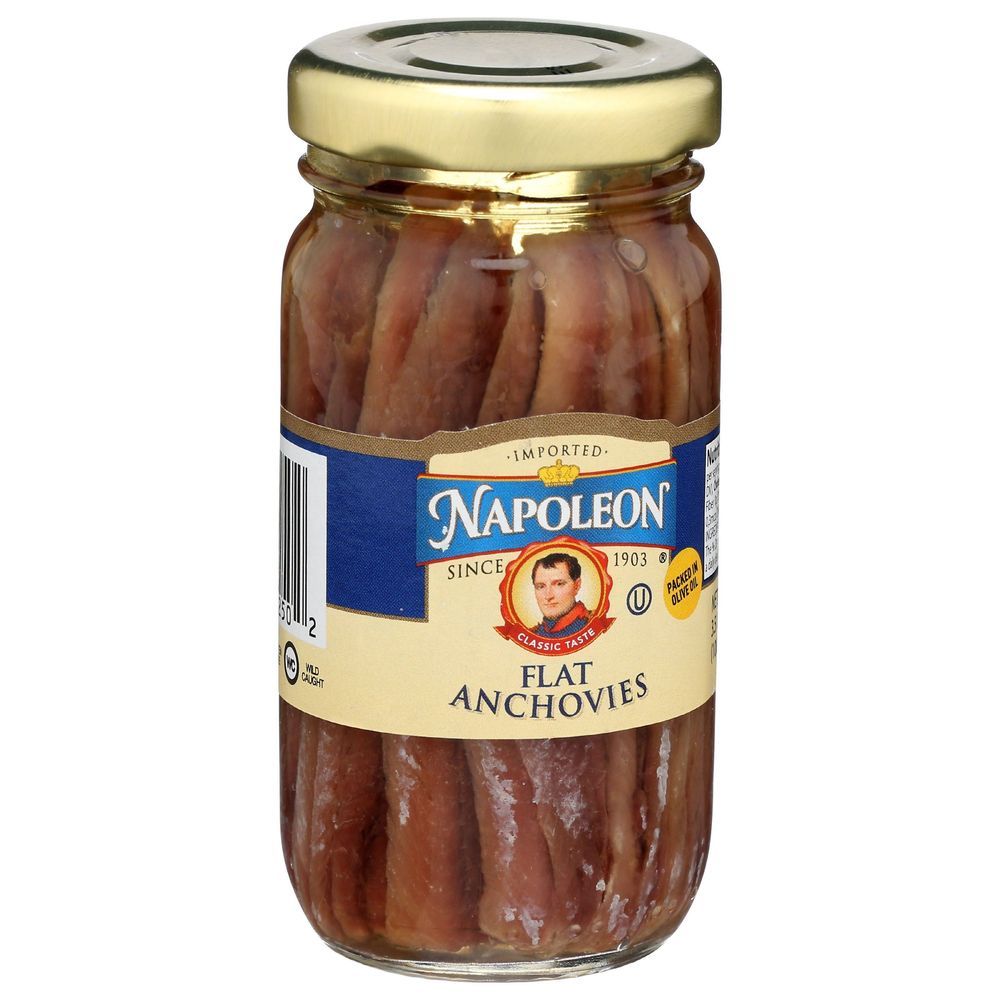 Napoleon Flat Anchovies, 3.5 Ounce -- 12 Per Case