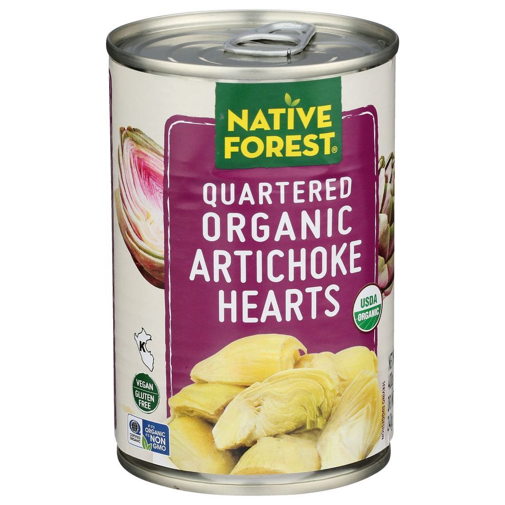 Native Forest Organic Quartered Artichoke Hearts, 14 Ounce -- 6 Per Case