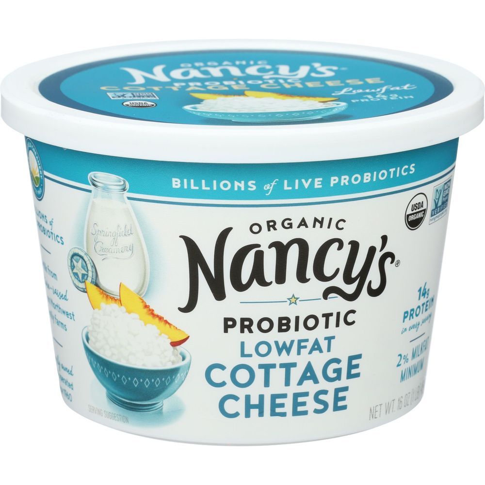Nancy's Organic Low Fat Cottage Cheese, 16 Ounce -- 6 Per Case