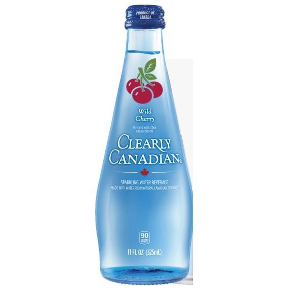 Clearly Canadian Wild Cherry Sparkling Water, 44 Fluid Ounce -- 6 Per Case