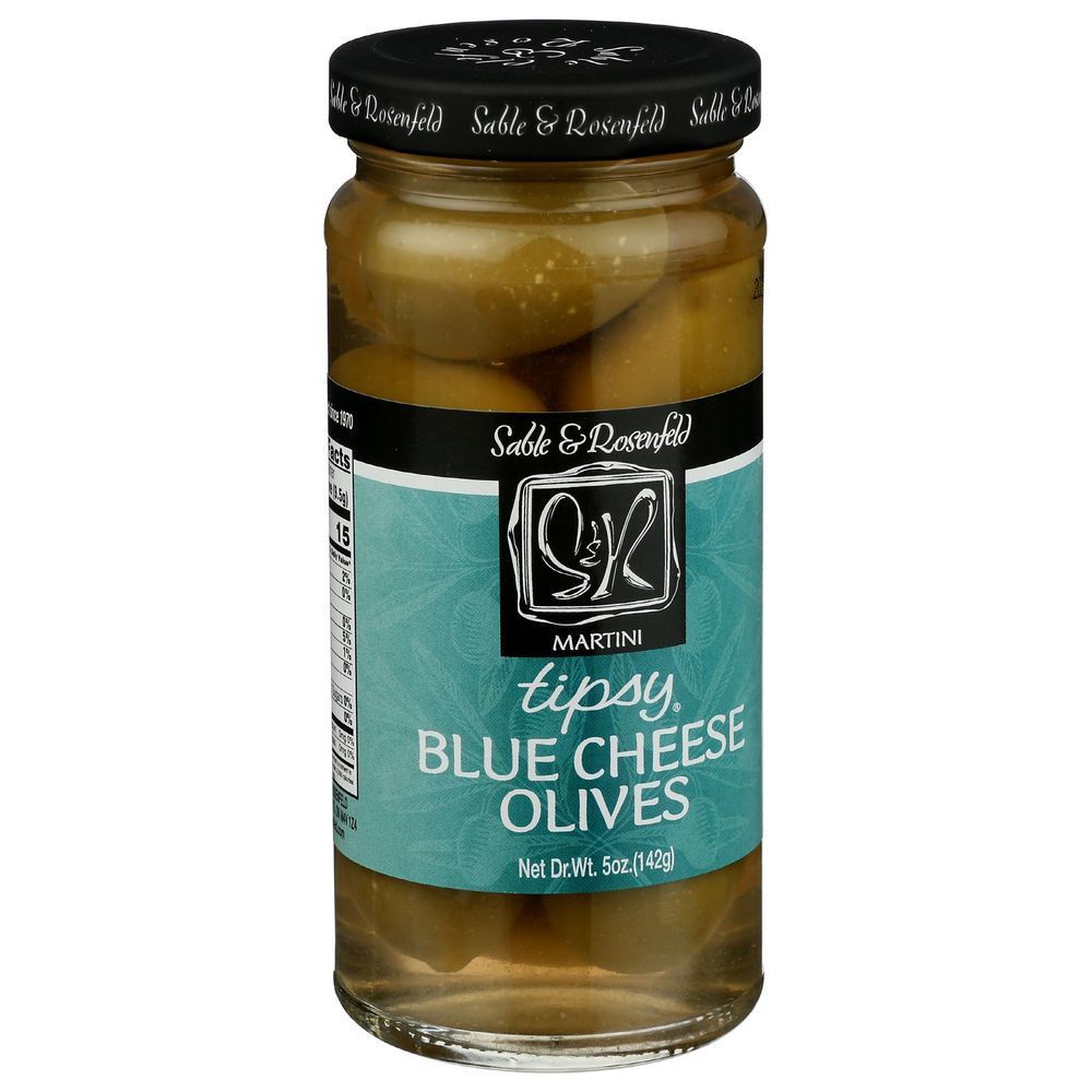 Sable & Rosenfeld Tipsy Blue Cheese Olives, 5 Ounce -- 6 Per Case