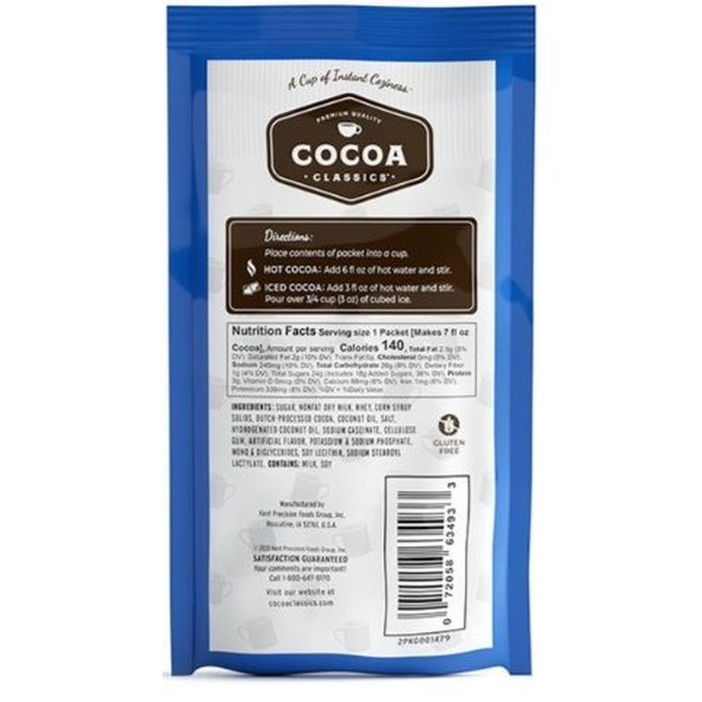 Cocoa Classics Hazelnut And Chocolate Cocoa Mix, 1.25 Ounce -- 12 Per Case