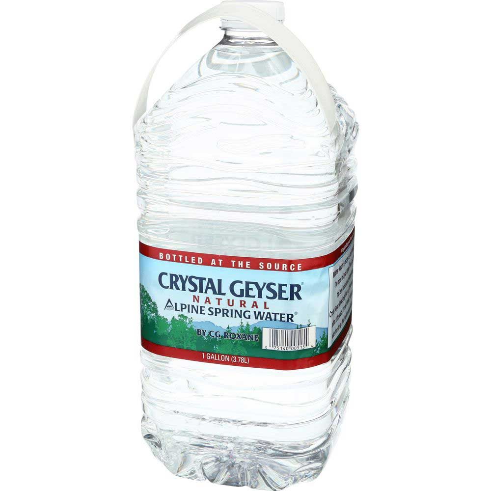 Crystal Geyser Natural Alpine Spring Water, 1 Gallon -- 6 Per Case
