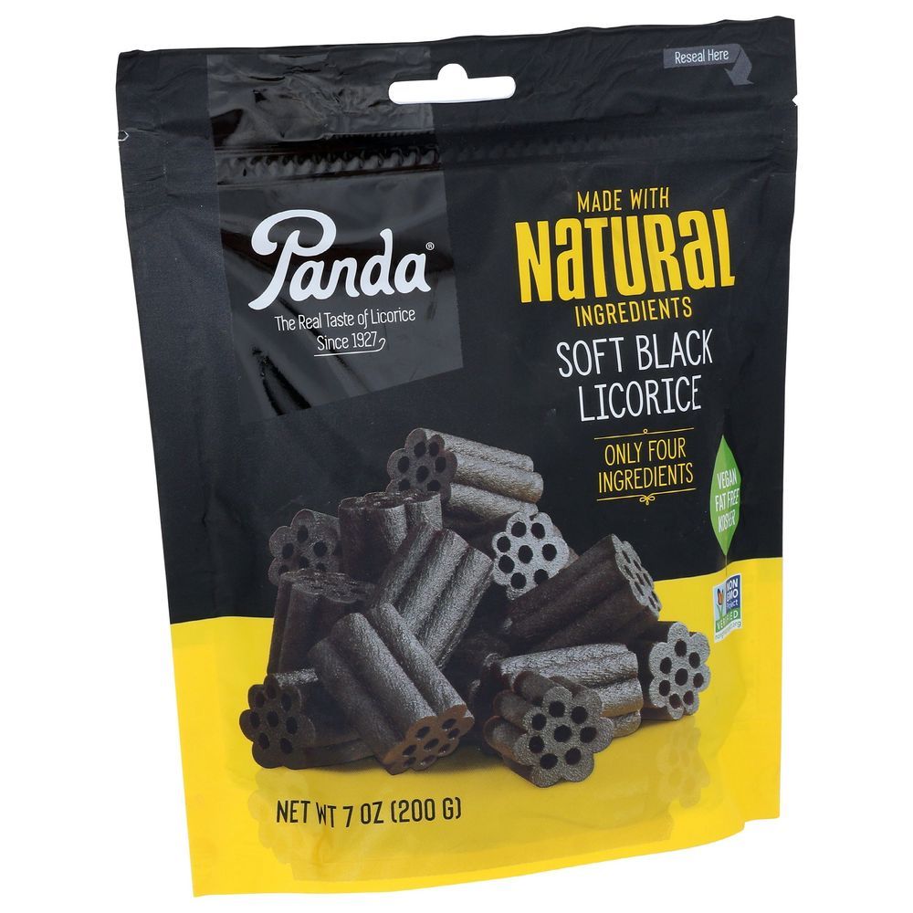 Panda Soft Black Licorice, 7 Ounce -- 8 Per Case