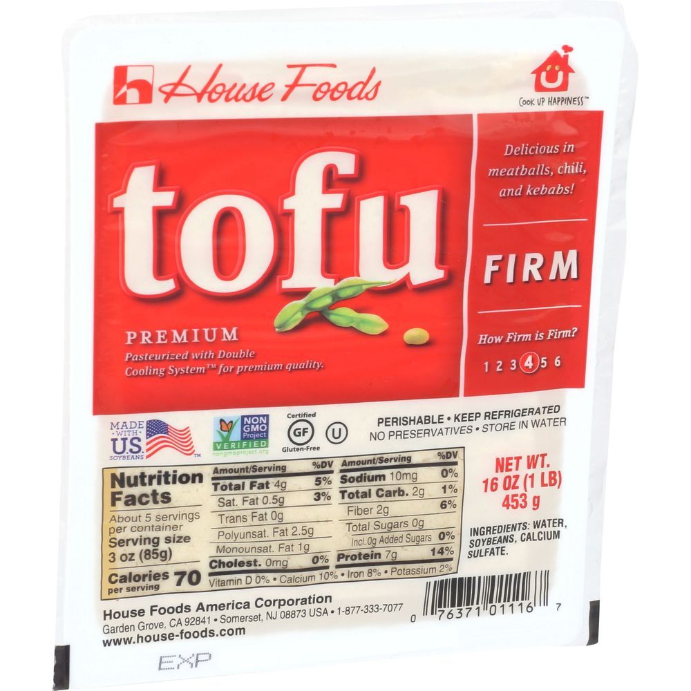 House Foods Firm Tofu, 16 Ounce -- 6 Per Case