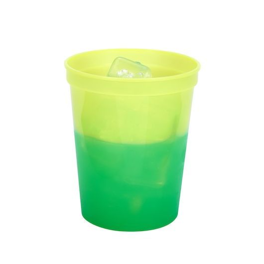 Wna Memorables Yellow To Green Color Changing Cup, 16 Ounce, 25 Count -- 20 Per Case