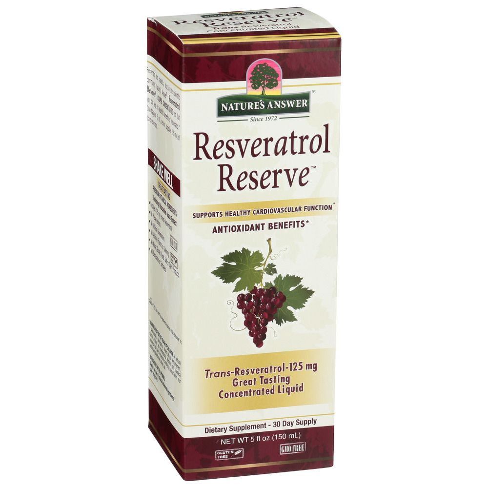 Nature's Answersresveratrol Reserve Liquid, 5 Ounce