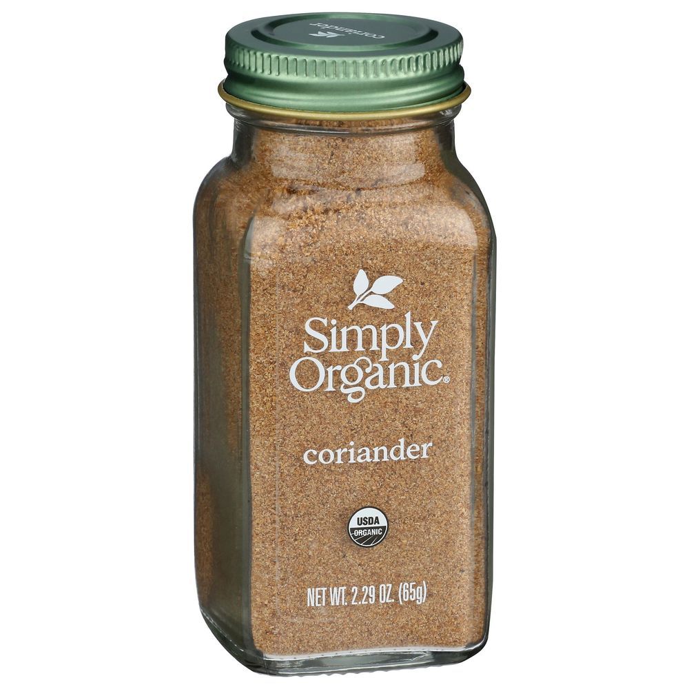 Simply Organic Ground Coriander, 2.29 Ounce Bottle
