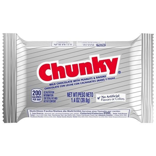 Chunky Single Candy Bar, 1.4 Ounce -- 240 Per Case