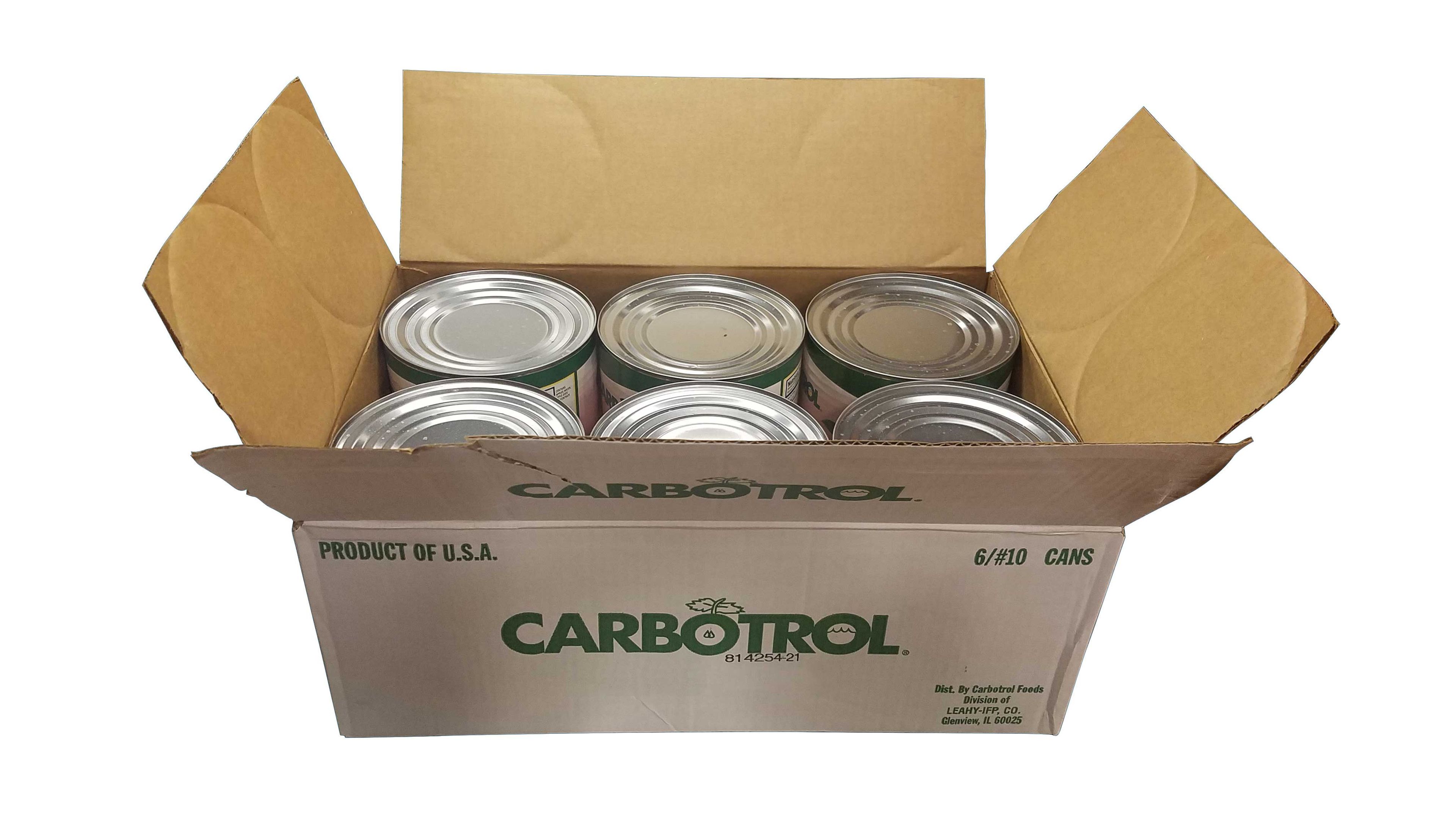 Carbotrol Diced Peach, 105 Ounce -- 6 Per Case