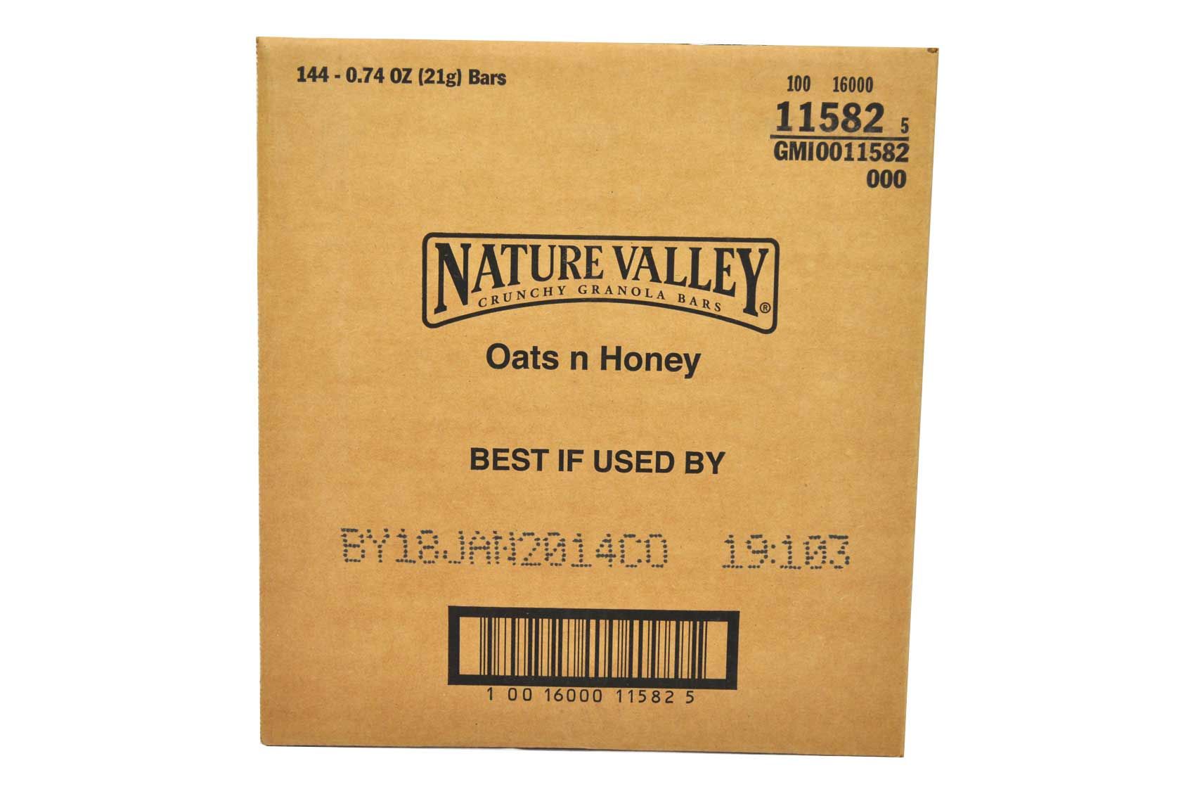 Nature Valley Kosher Oats 'n Honey Crunchy Granola Bard, 0.74 Ounce -- 144 Per Case