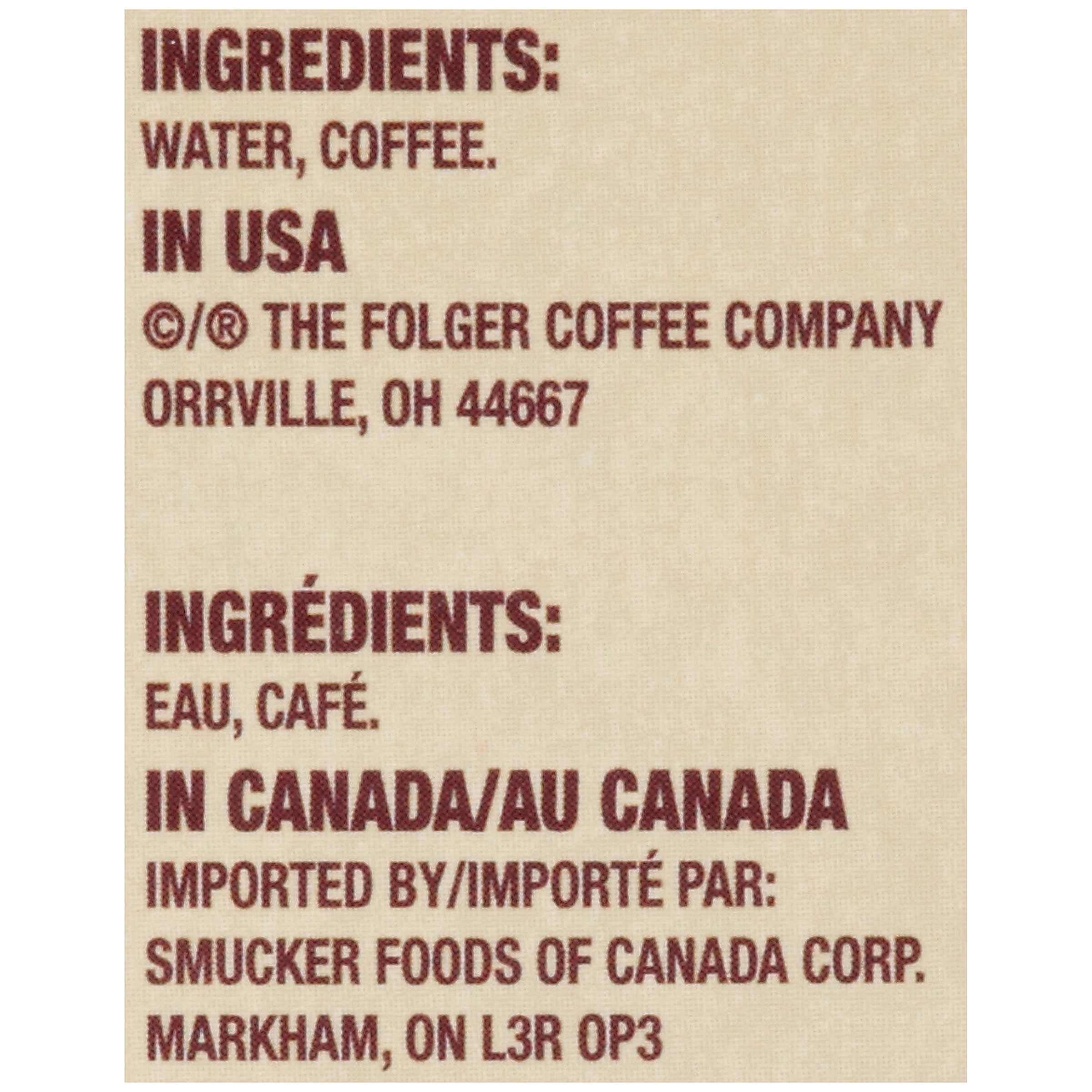 Folgers 100 Percent Colombian Coffee Liquid, 2 Liter, 2 Per Pack