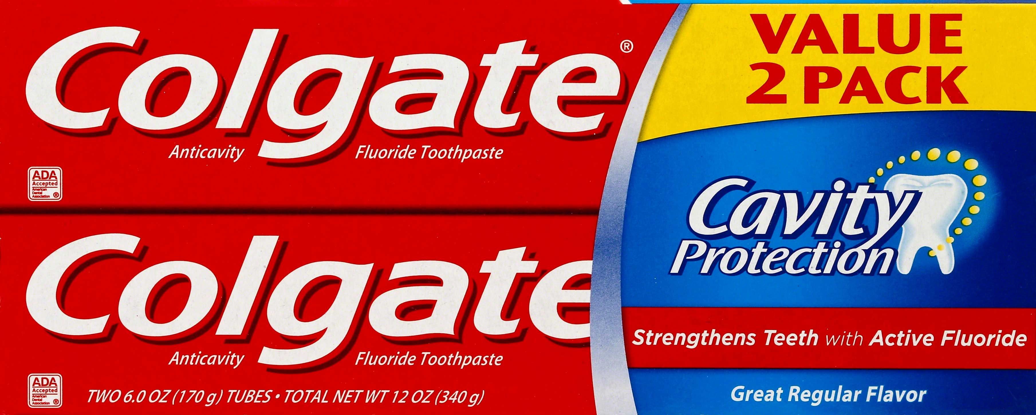 Colgate Great Regular Flavor Anticavity Toothpaste, 12 Ounce -- 12 Per Case