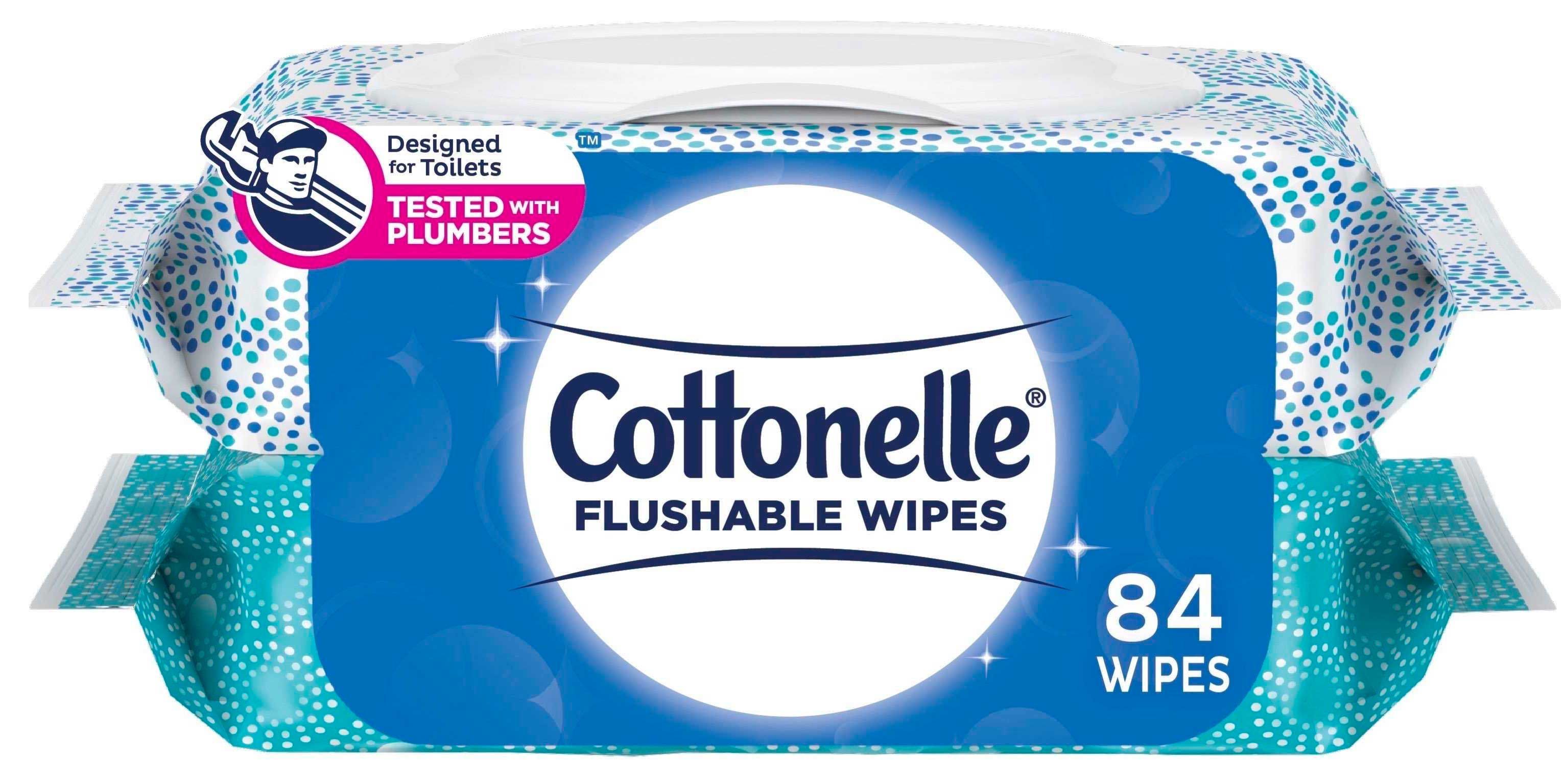 Cottonelle Fresh Care Flushable Wipes, 84 Count -- 8 Per Case