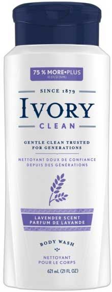 Ivory Shower And Bath Liquid Body Wash, 21 Fluid Ounce -- 4 Per Case