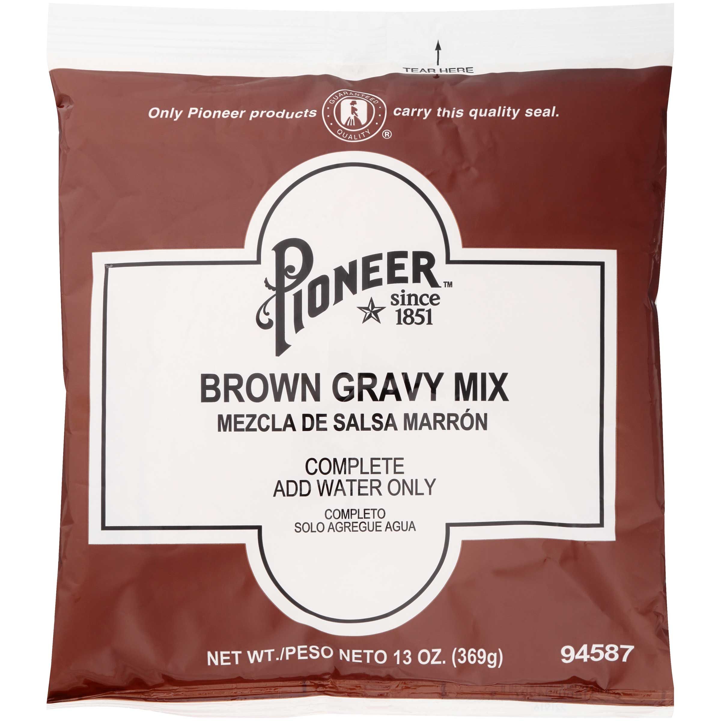 Pioneer Brown Gravy Mix, 13 Ounce -- 6 Per Case