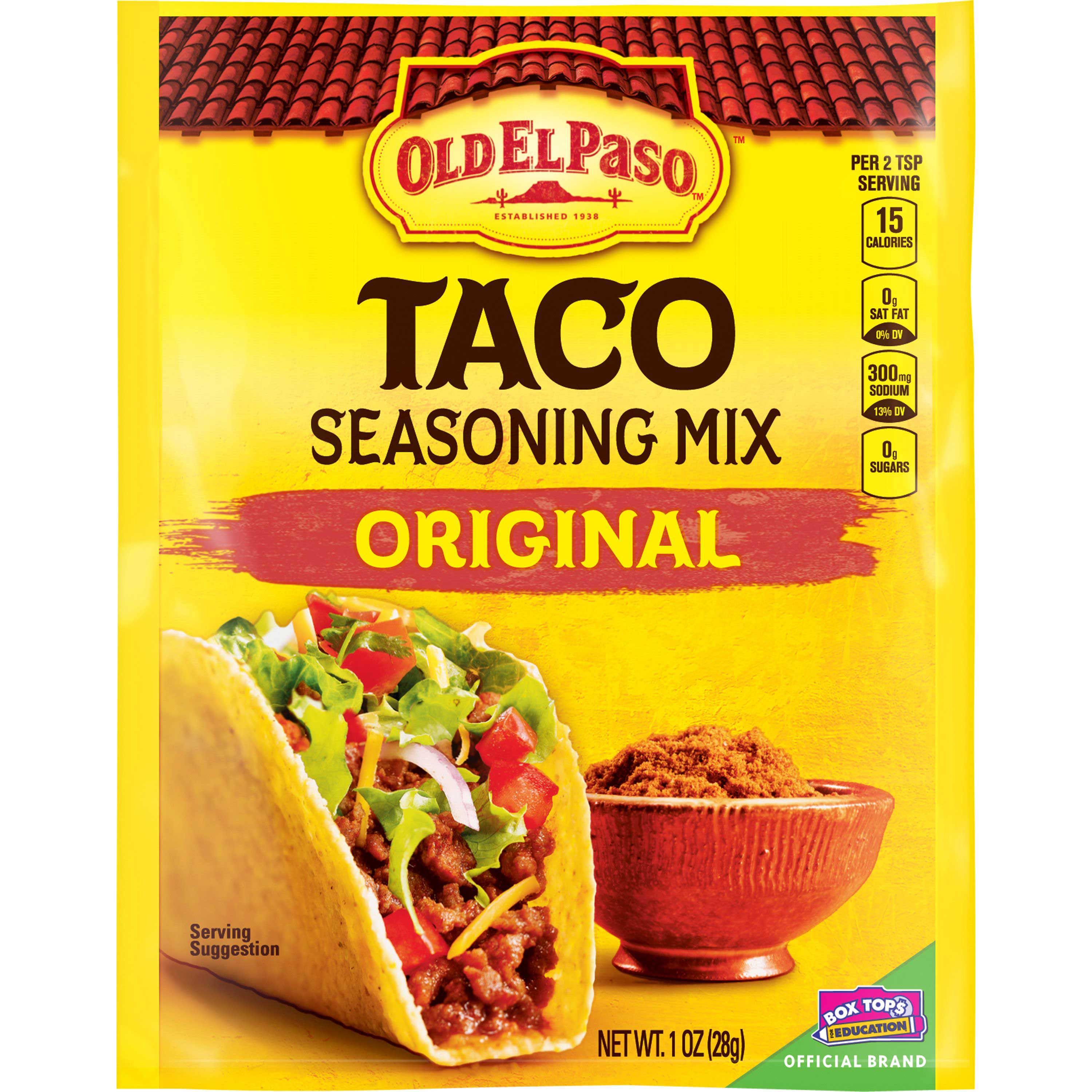 Old El Paso Original Taco Seasoning Mix, 1 Ounce -- 32 Per Case