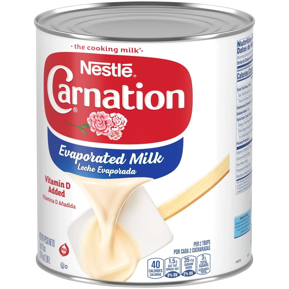 Carnation Vitamin D Added Evaporated Milk, 97 Ounce -- 6 Per Case
