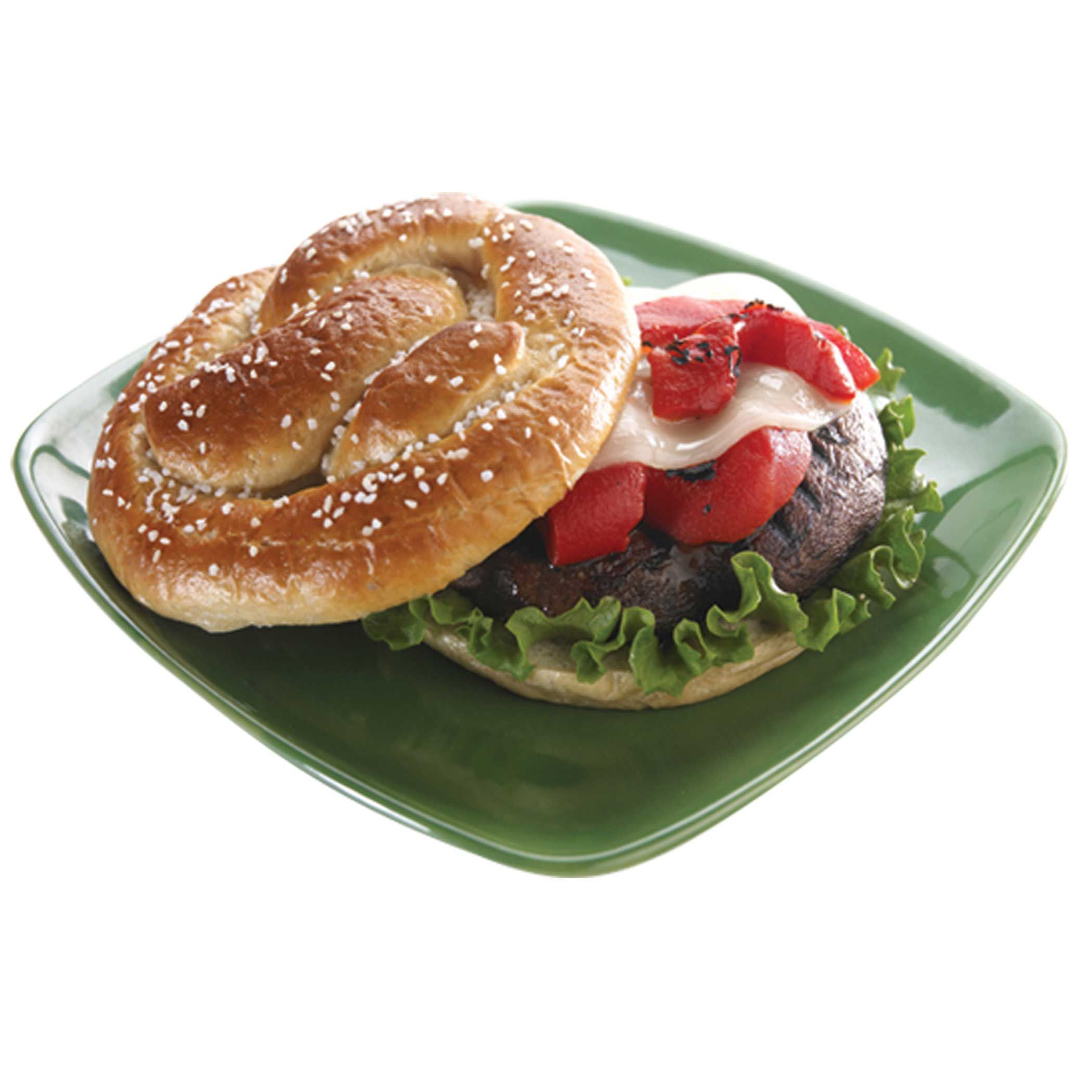 Bavarian Bakery Texas Twist Original Gourmet Medium Sliced Pretzel Fillers Roll, 2.7 Ounce -- 108 Per Case