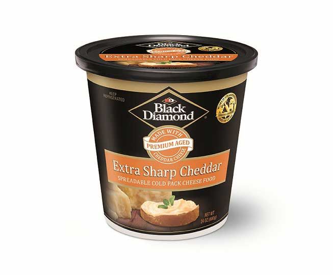 Black Diamond Extra Sharp Cheddar Cheese Spread, 24 Ounce -- 12 Per Case