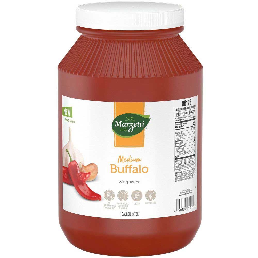 Marzetti Medium Buffalo Wing Sauce, 1 Gallon -- 2 Per Case