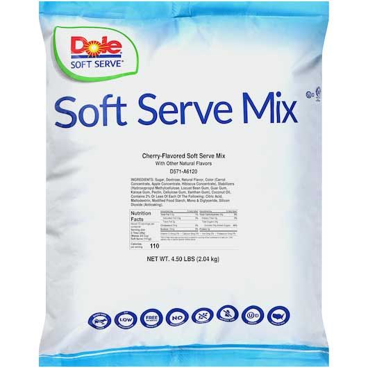 Dole Cherry Soft Serve Mix, 4.5 Pound -- 1 Each
