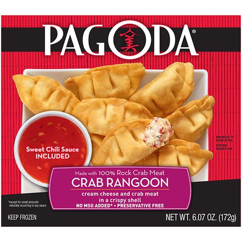 Pagoda Express Appetizer Crab Rangoon, 6.07 Ounce -- 12 Per Case
