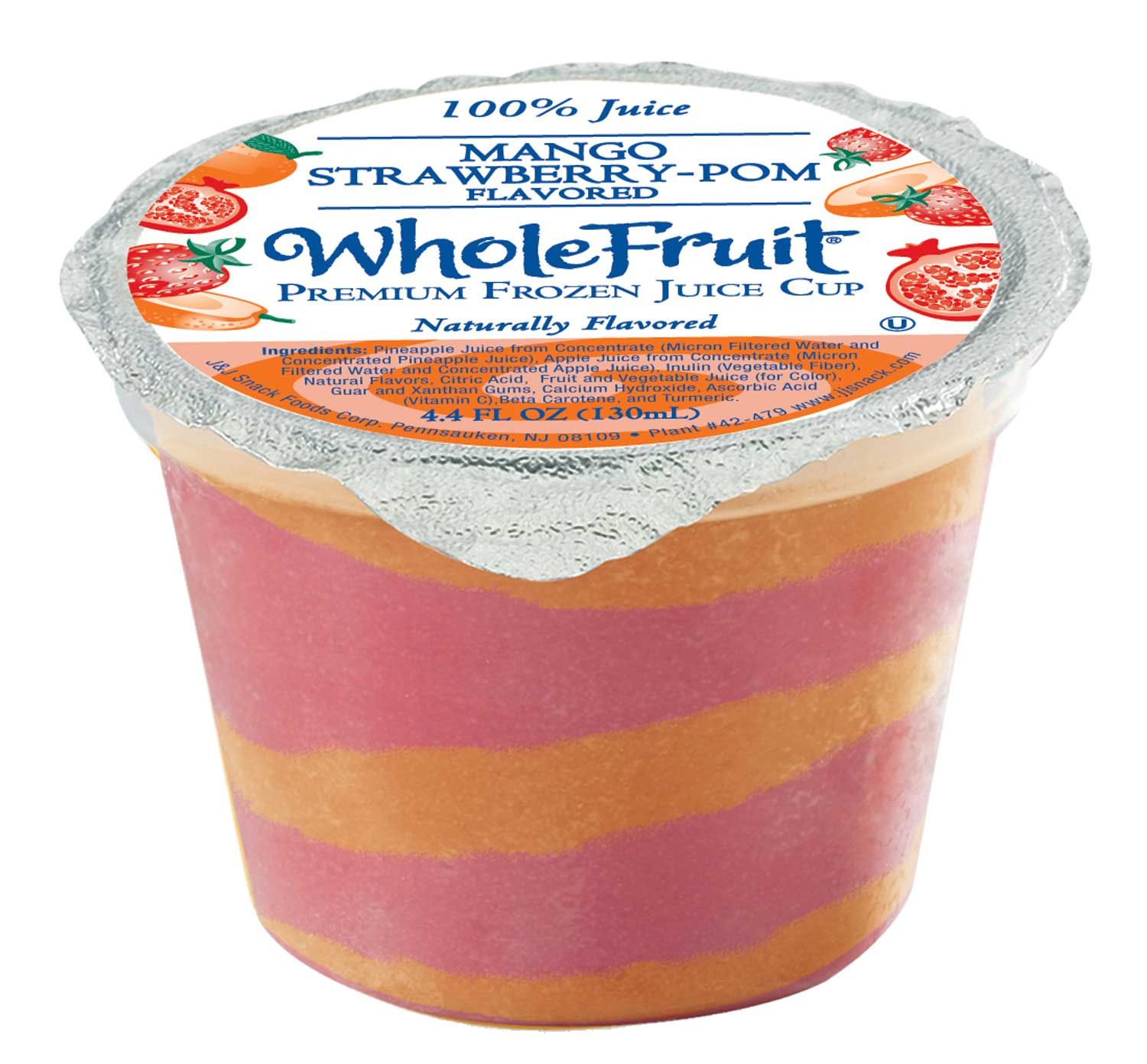 Whole Fruit Premium Mango Strawberry Pomegranate Juice, 4.4 Fluid Ounce -- 96 Per Case