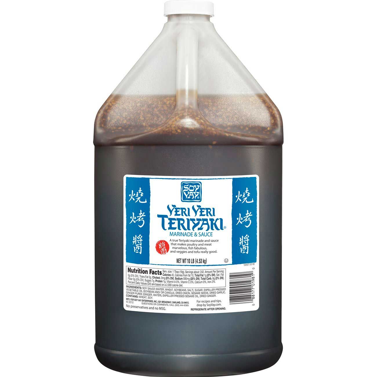 Soy Vay Veri Veri Teriyaki, 10 Pound -- 1 Each