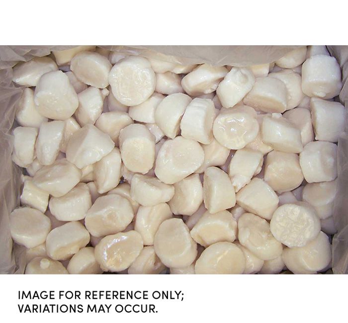 Commodity Frozen Seafood Processed Scallop, 20/30, 5 Pound -- 6 Per Case