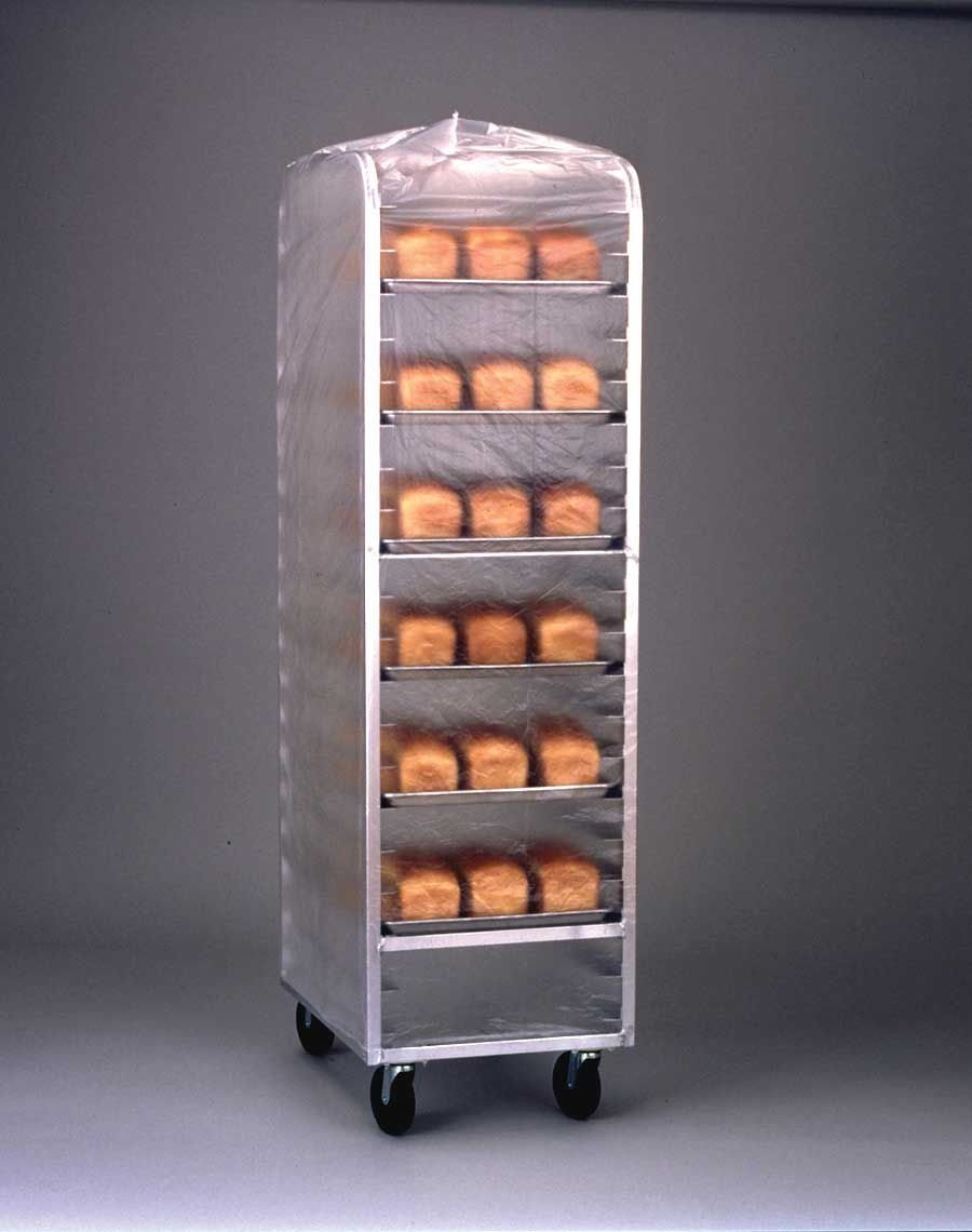Tuffgards High Density Polyethylene Clear Roll Pack 52 X 80 Inch Bun Rack Cover, 50 Count