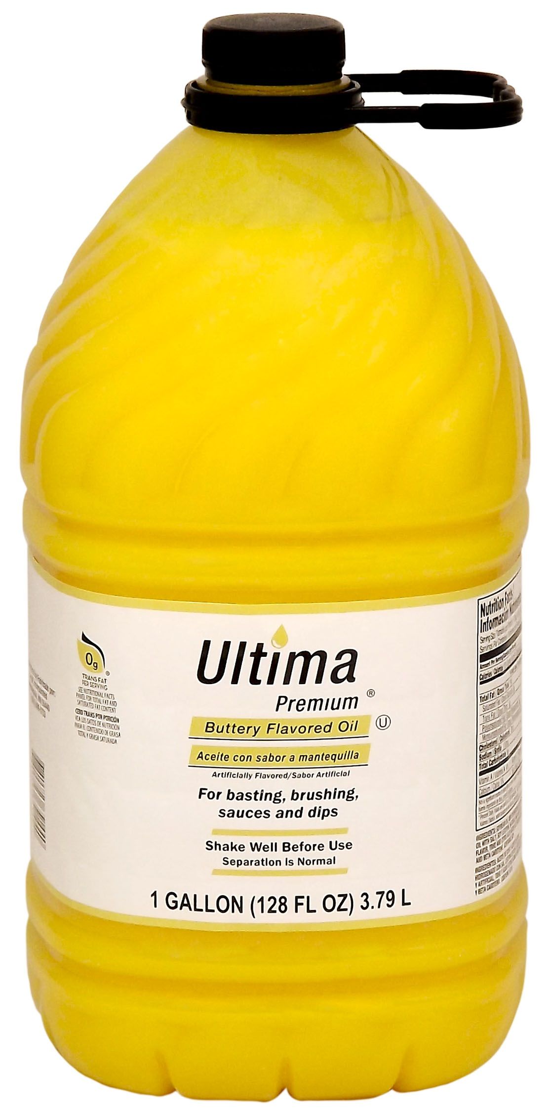 Ultima Premium Butter Alternative Buttery Flavored Oil, 1 Gallon -- 3 Per Case