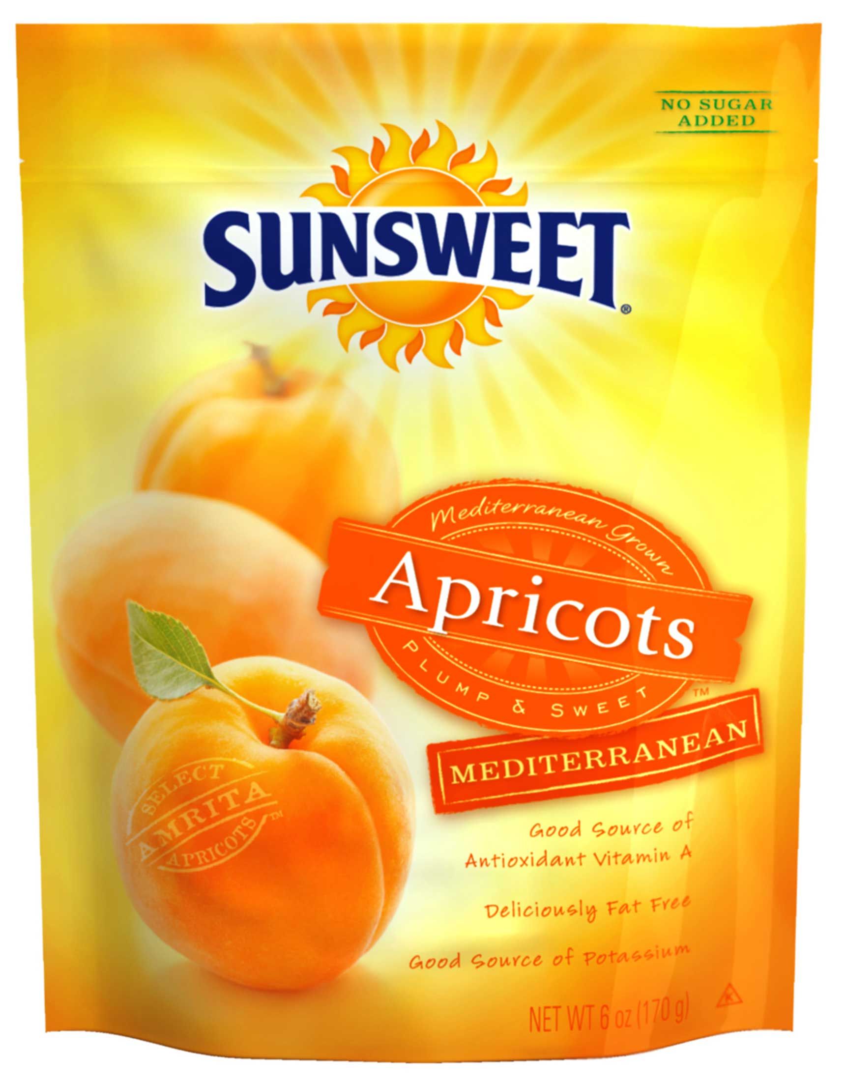 Sunsweet Mediterranean Apricot, 6 Ounce -- 12 Per Case