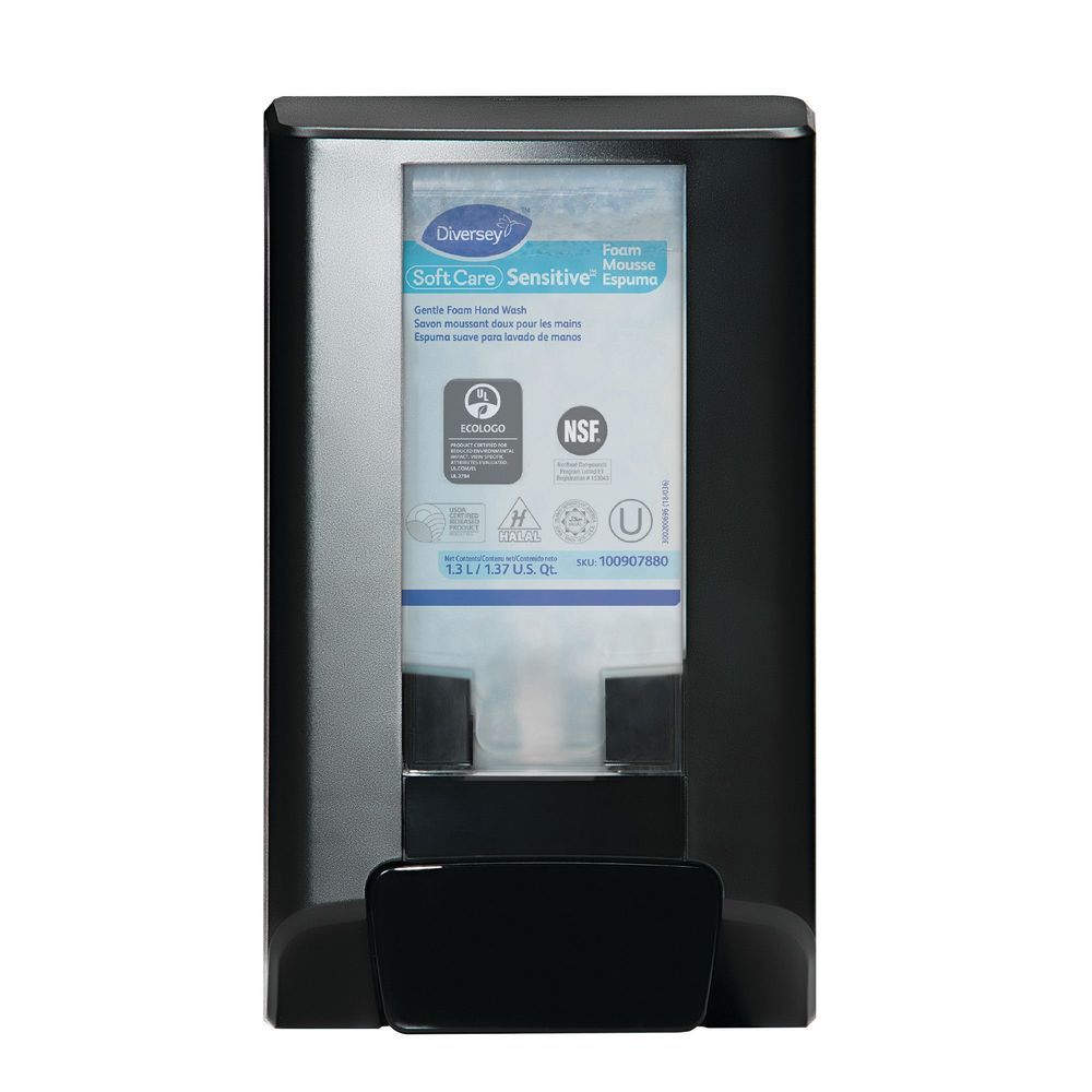 Soft Care Intellicare Black Manual Hand Wash Dispenser, 6 Count