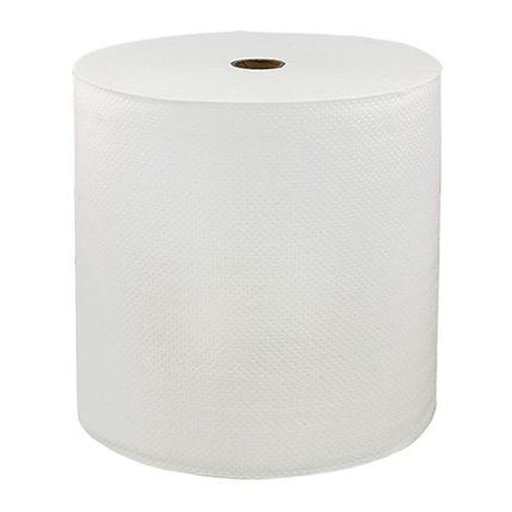 Solaris Locor White 1 Ply Hardwound Towel, 7 Inch X 850 Feet -- 6 Per Case
