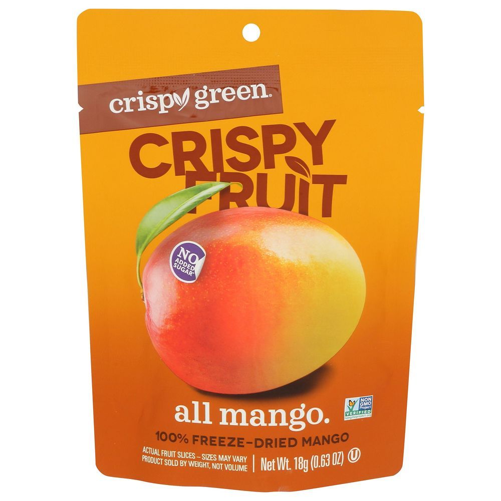 Crispy Green Freeze Dried Mango Crispy Fruit, 0.63 Ounce -- 12 Per Case