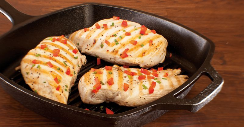 Lodge Square Cast Iron Grill Pan, 10.5 Inch -- 3 Per Case