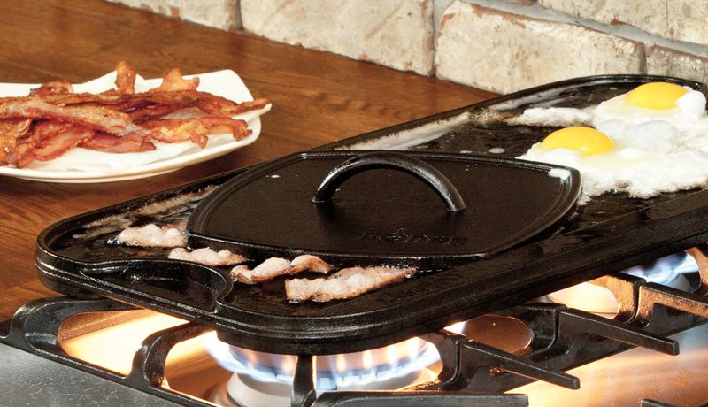 Lodge Cast Iron Flat Grill Press, 8.25 Inch -- 3 Per Case
