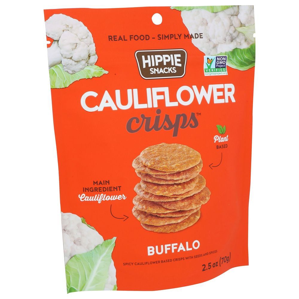 Hippie Snacks Buffalo Cauliflower Crisps, 2.5 Ounce -- 8 Per Case