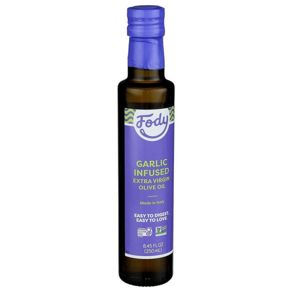 Fody Garlic Infused Extra Virgin Olive Oil, 250 Ml -- 6 Per Case