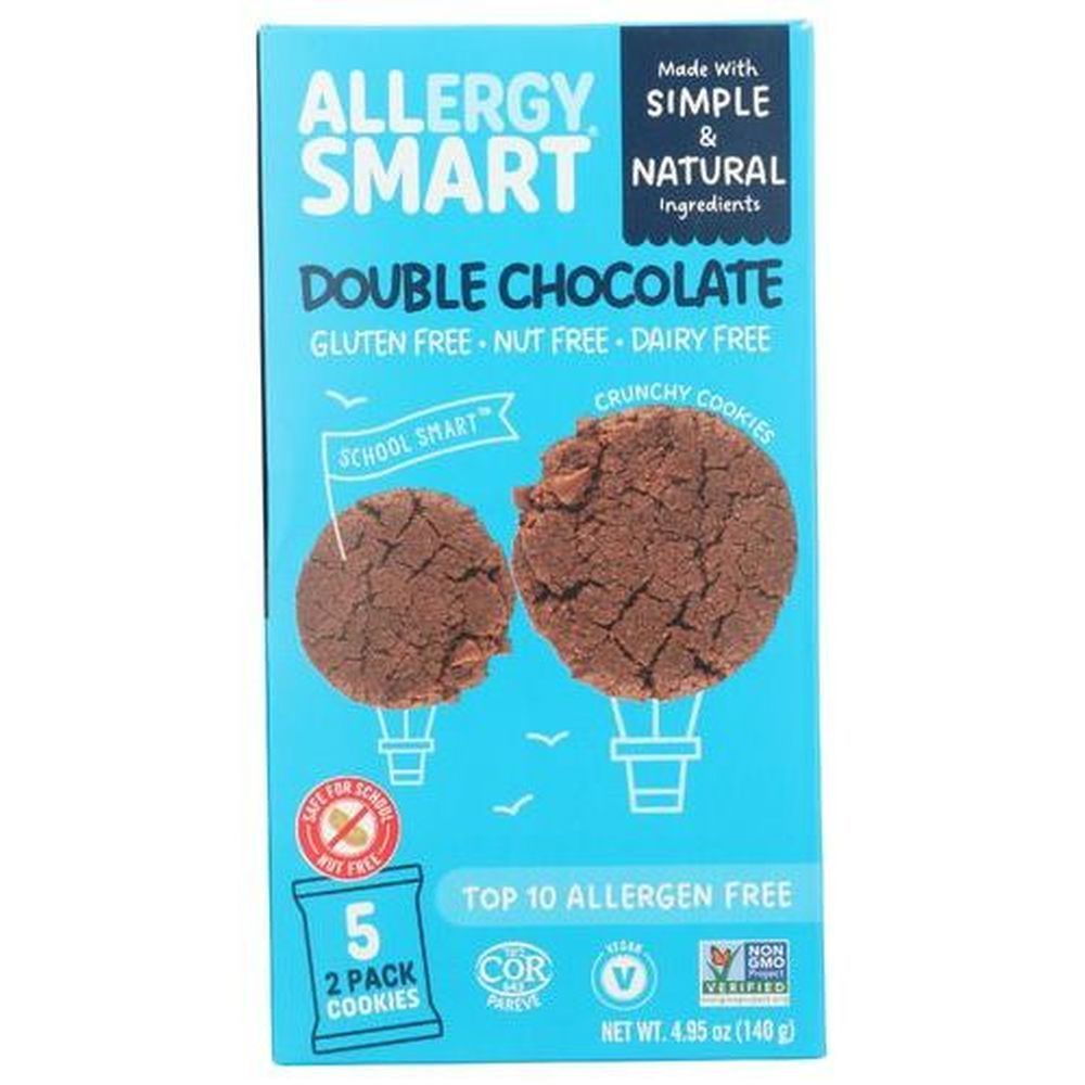 Allergy Smart Double Chocolate Cookies, 4.95 Ounce -- 6 Per Case